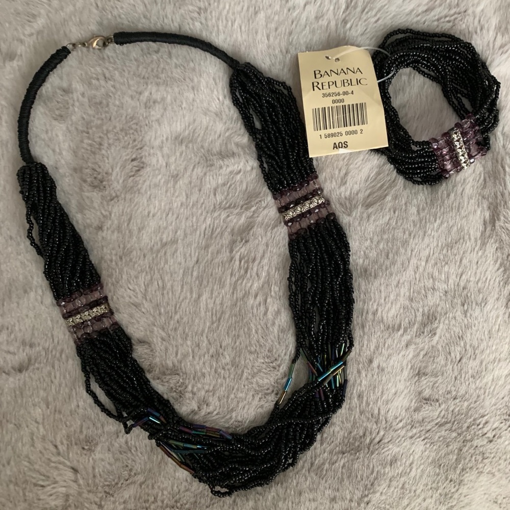 Banana Republic Boho-chic Necklace and Bracelet 🦚
